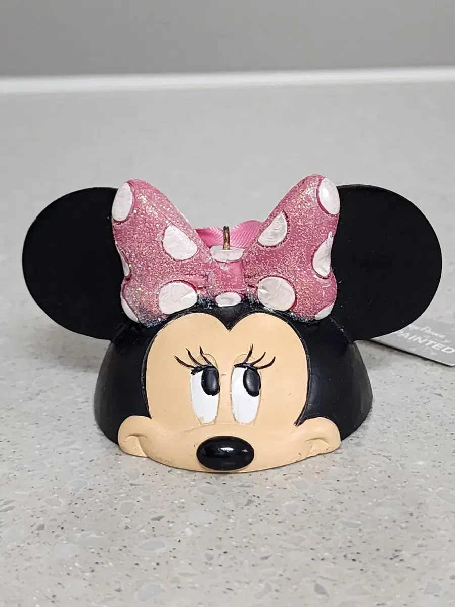 [Rare] Disney Pink Ribbon Mini Ear Hat Ornament