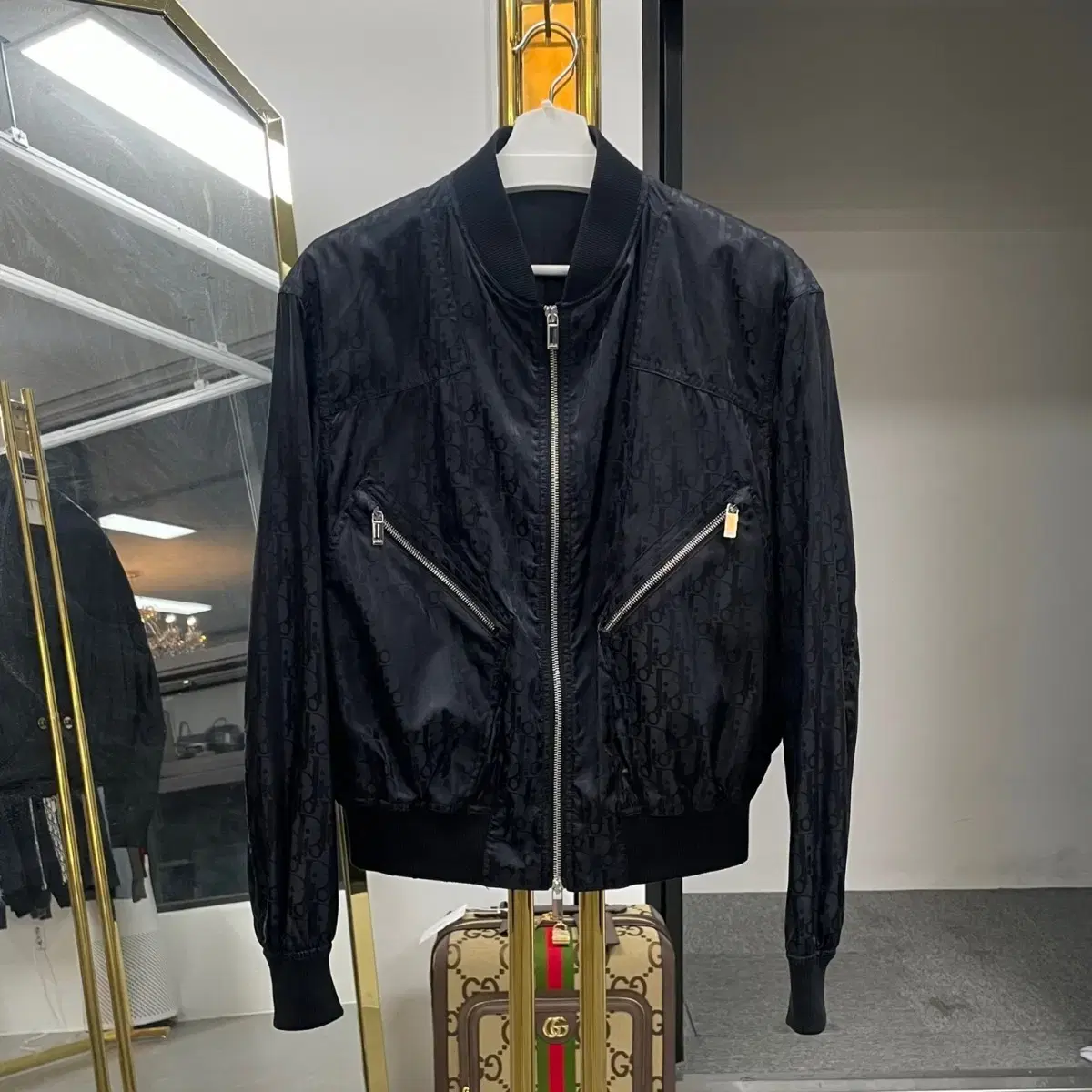 (46) Dior Oblique Windbreaker Jacket