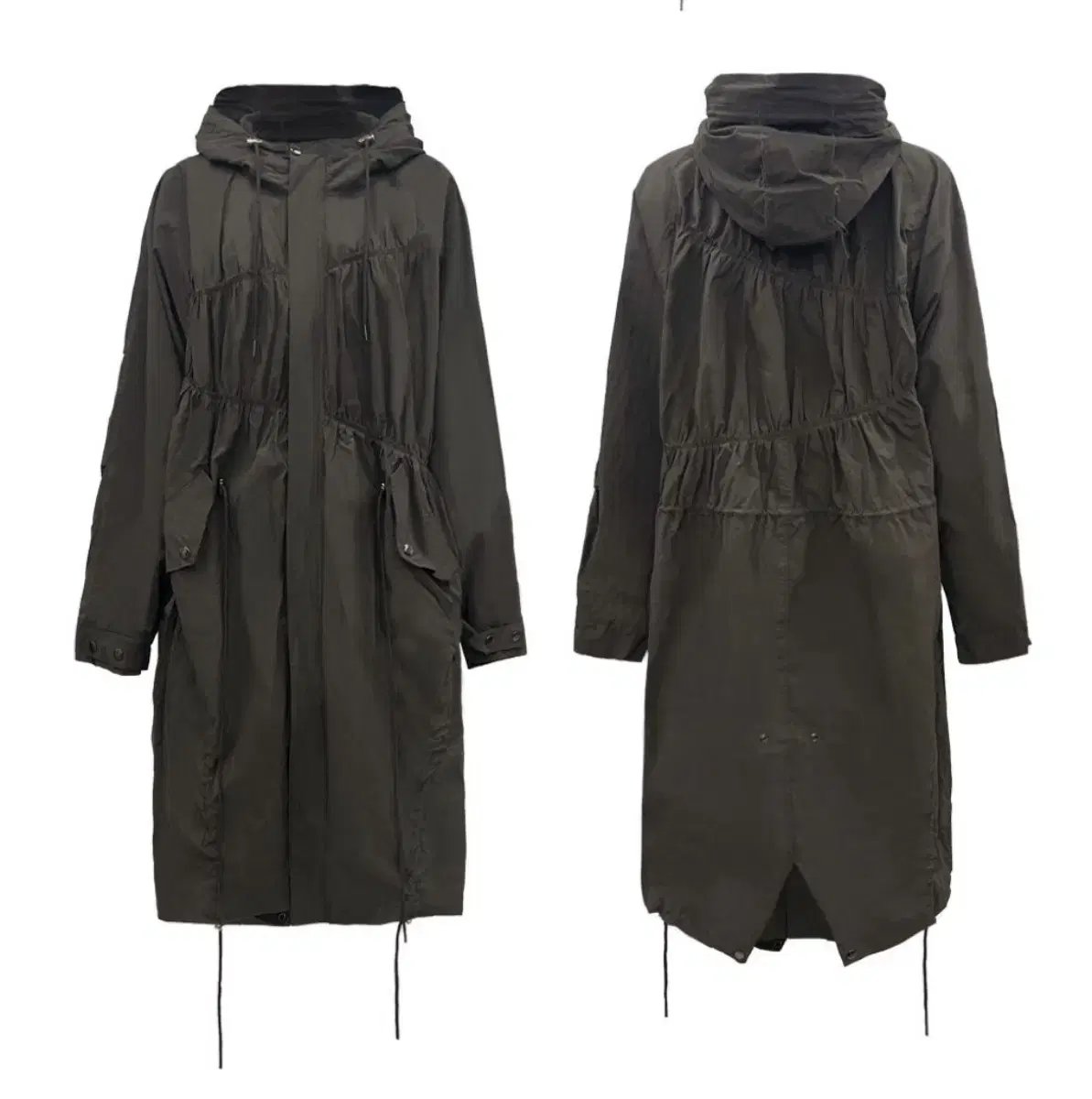 Naked Shirring Field Coat Unisex