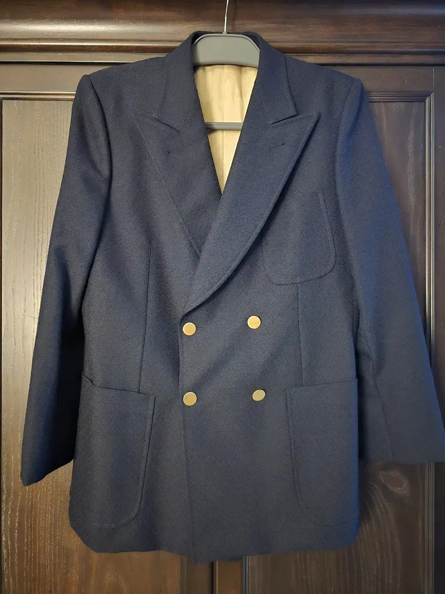 Gucci Navy matte keum blazer