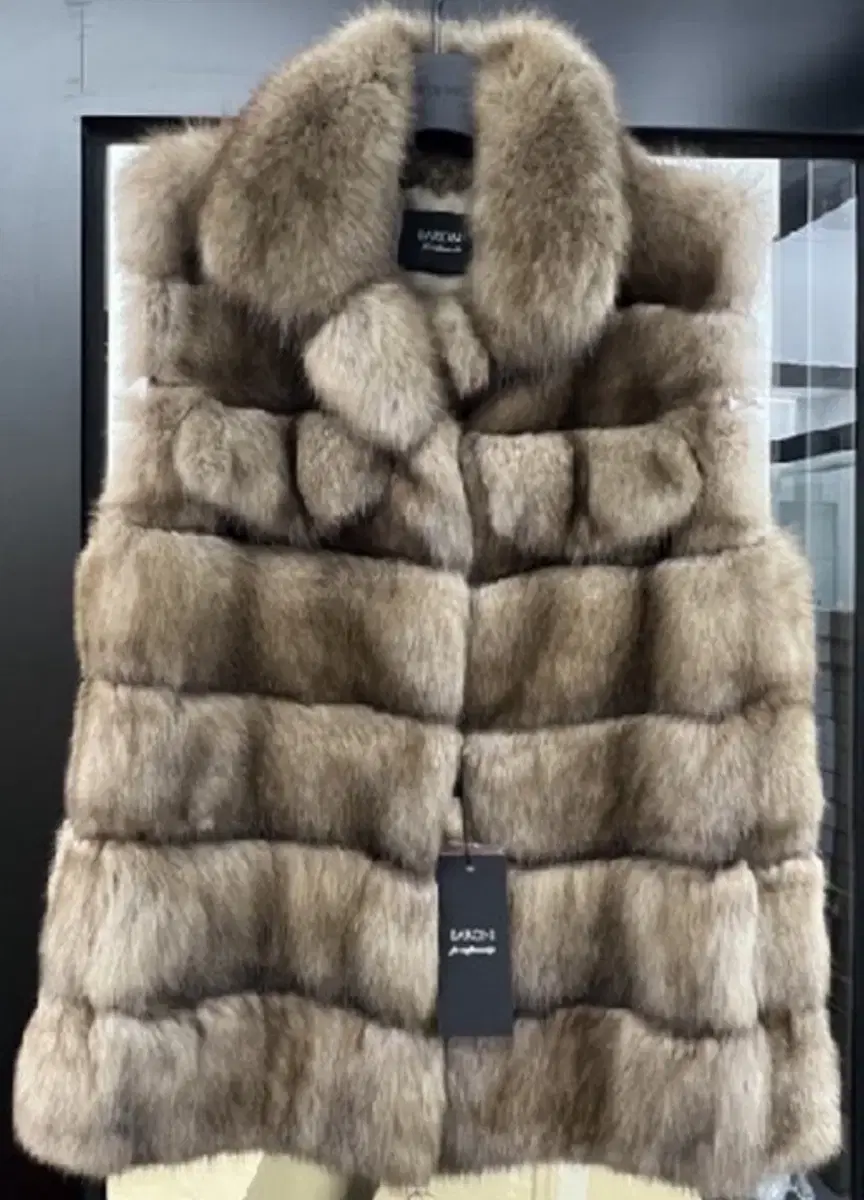 Baroni sable vest sobol 세이블 베스트 새상품