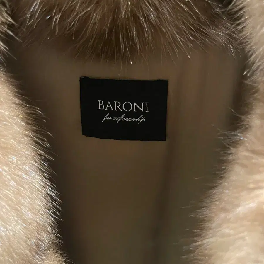 Baroni sable vest sobol 세이블 베스트 새상품