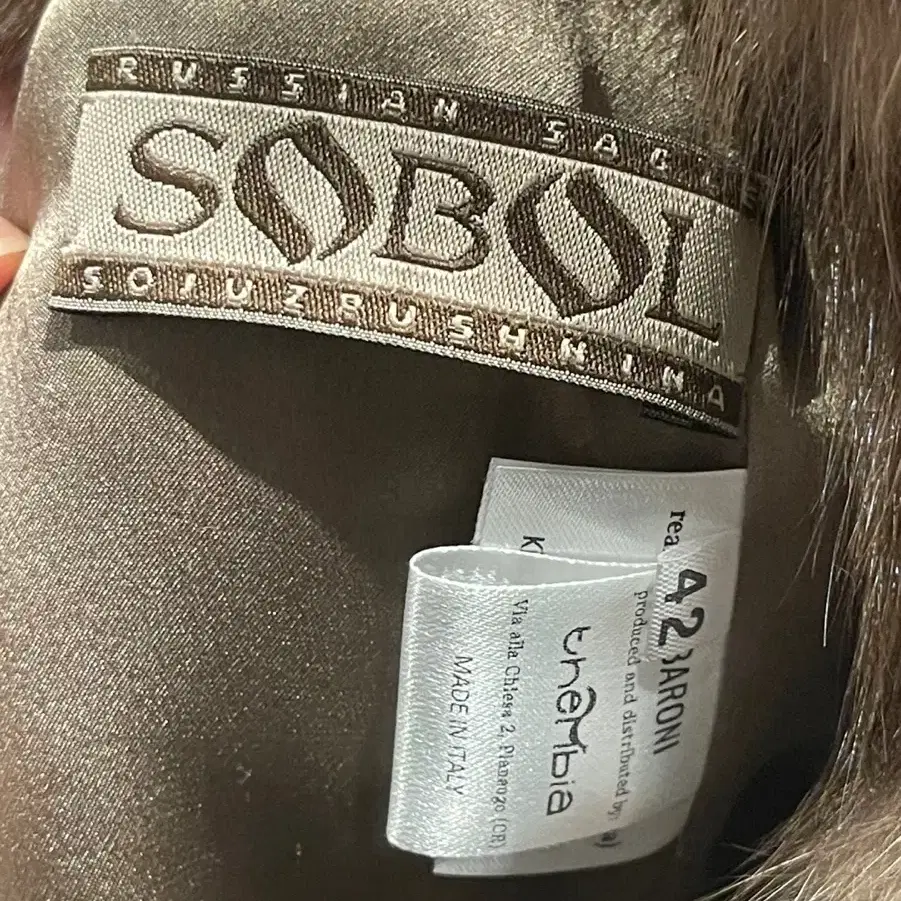 Baroni sable vest sobol 세이블 베스트 새상품