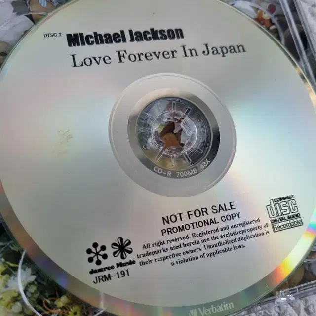 마이클 잭슨 Love Forever In Japan 비X품 2CD