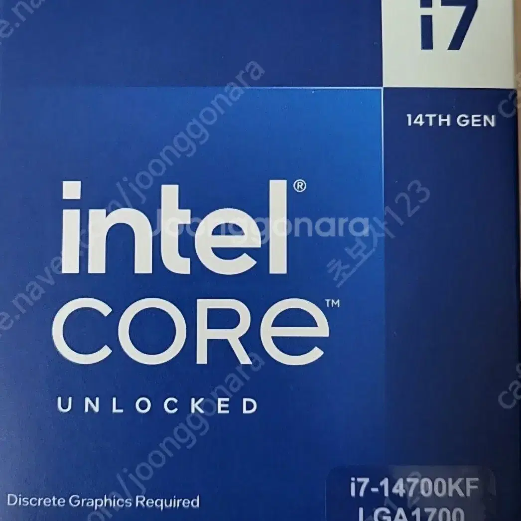 인텔 I7-14700KF CPU판매합니다.