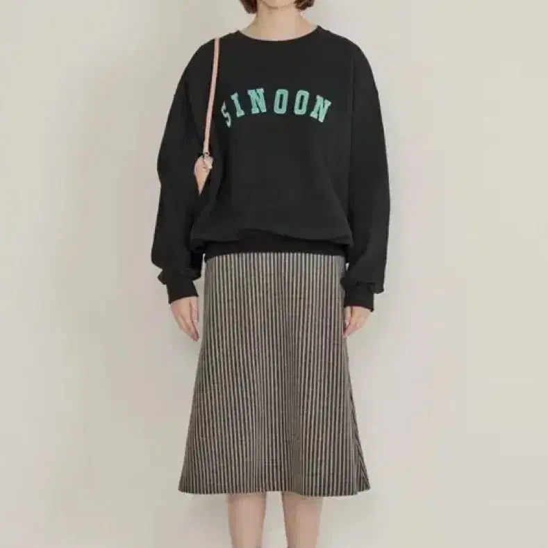 시눈 sinoon set long skirt stripe