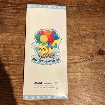 포켓몬 에어 어드벤처 ANA 피카츄 제트기 기내 배포용 컴플리먼트