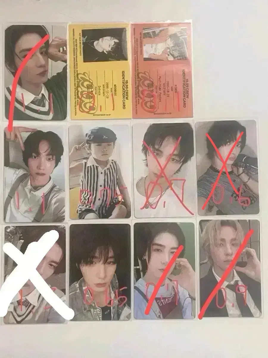 Source) boynextdoor riwoo jaehyun woonhak taesan sungho leehan photocard bulk sells