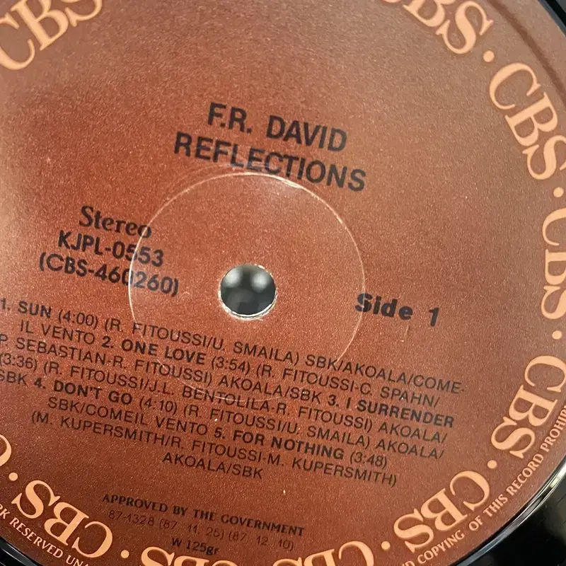 FR DAVID  LP / AA5562