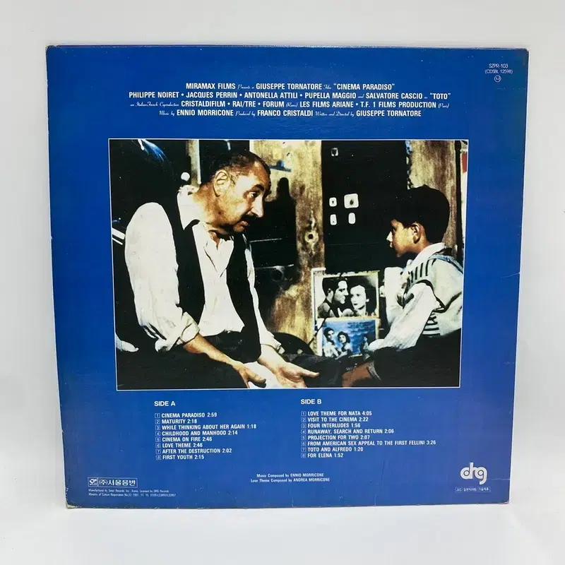 CINEMA PARADISO  LP / AA4621