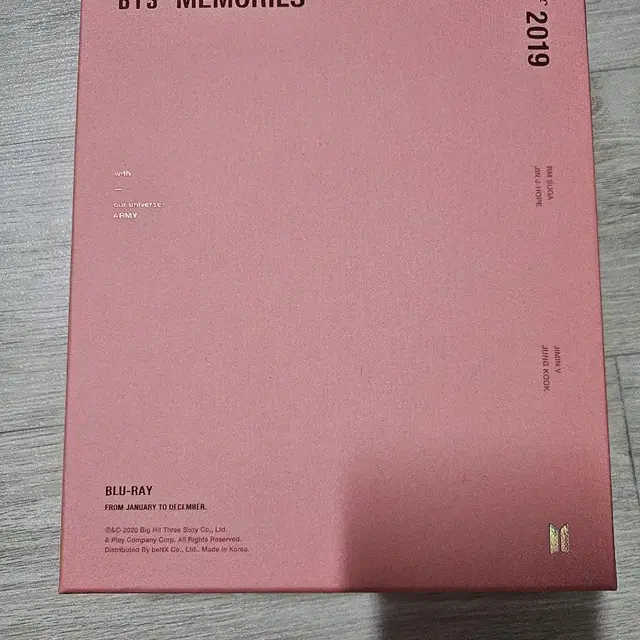 방탄소년단 ) 19메모리즈블루레이 포카제외