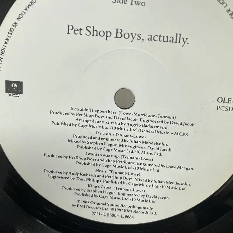 PET SHOP BOYS LP / AA4671