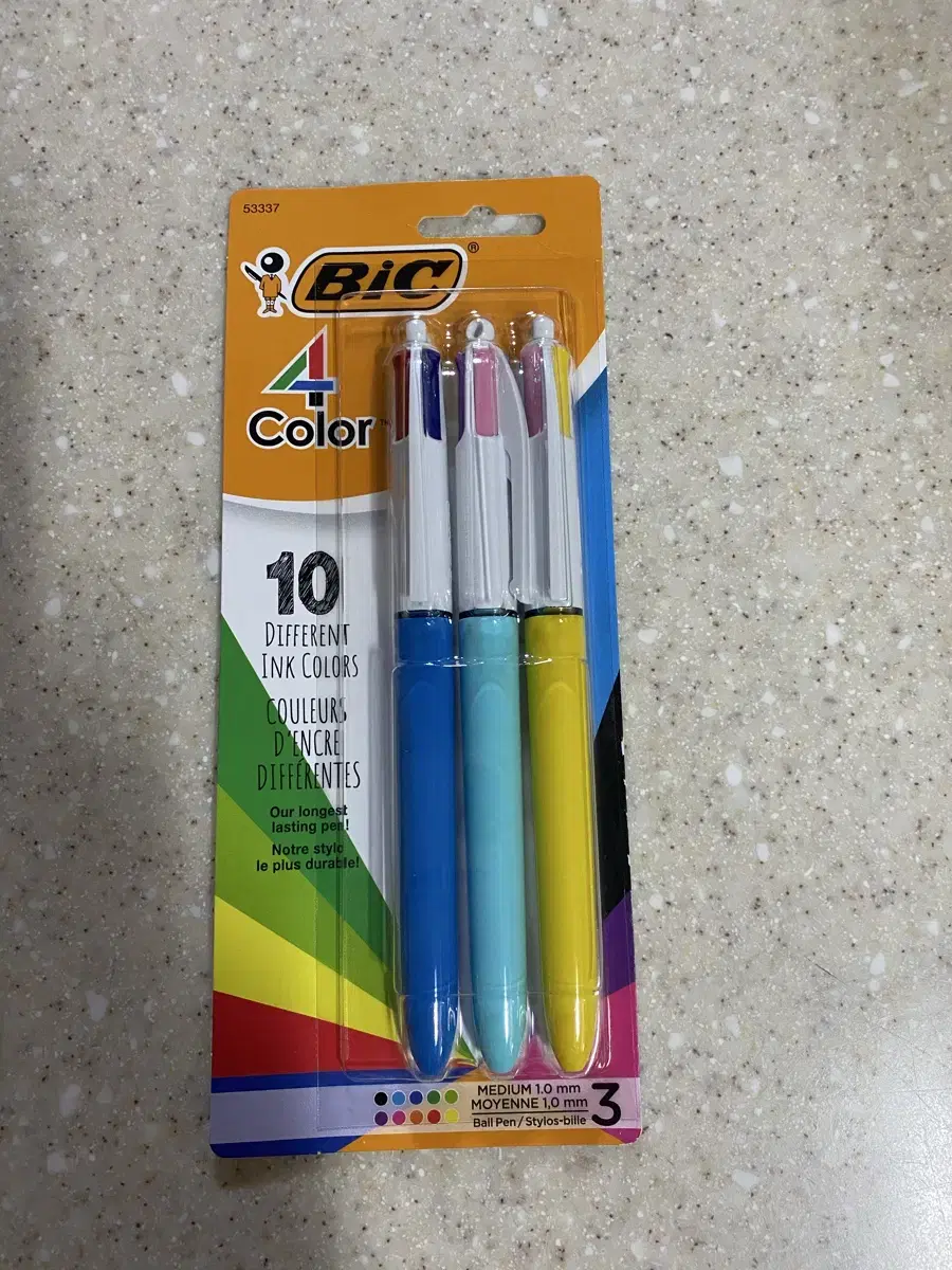 Bic 4칼라 10색 볼펜 팝니다