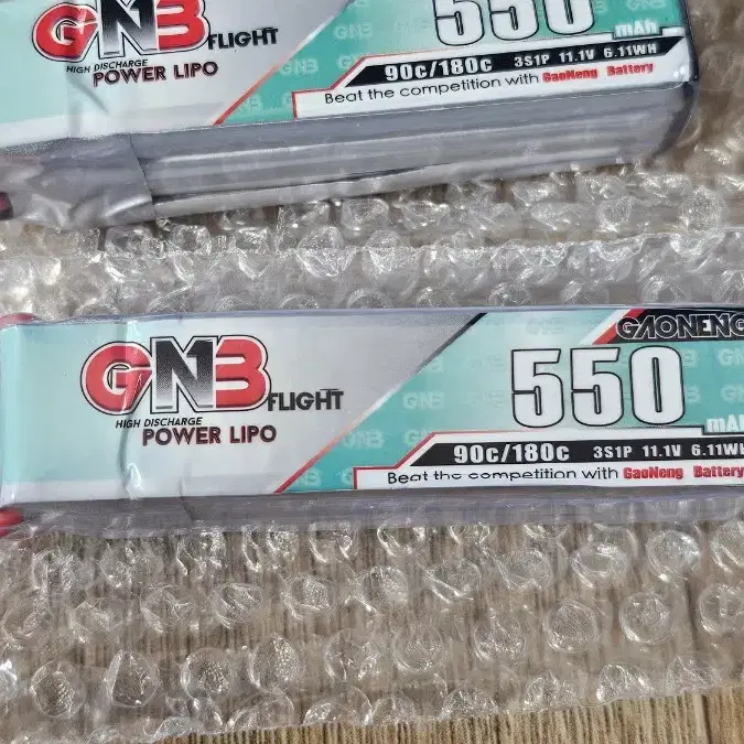 GNB 3S 11.1V 550mAh 90C 180C LiPo 배터리3개