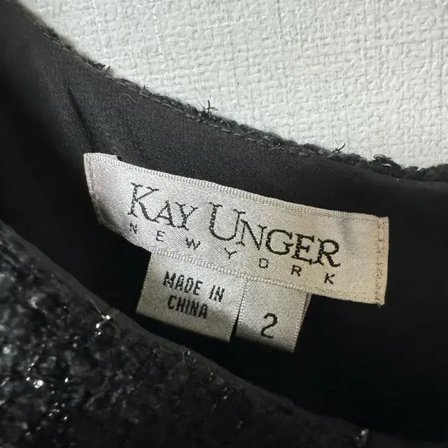 KAY UNGER 트위드 원피스