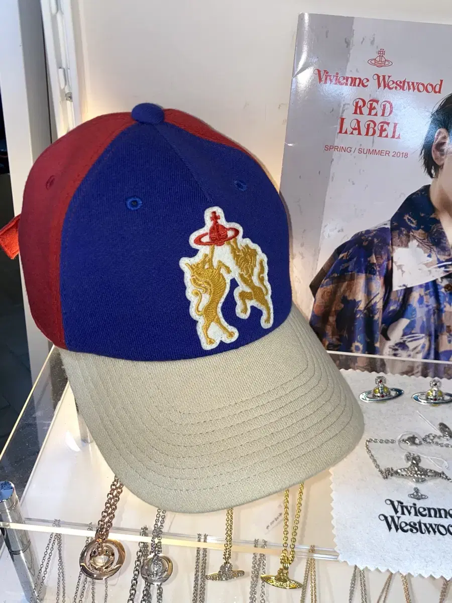 Vivienne Westwood red label patch Cap