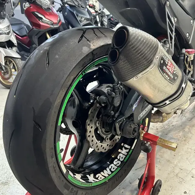 (S급관리상태)2014년식 가와사키 닌자 zx-10r 요시무라 풀배기