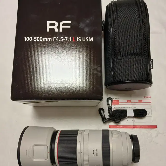 캐논 RF 100-500 판매합니다. 알백오 백오백