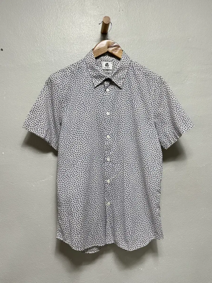 Poulsmith Monkey Pattern Half Shirt