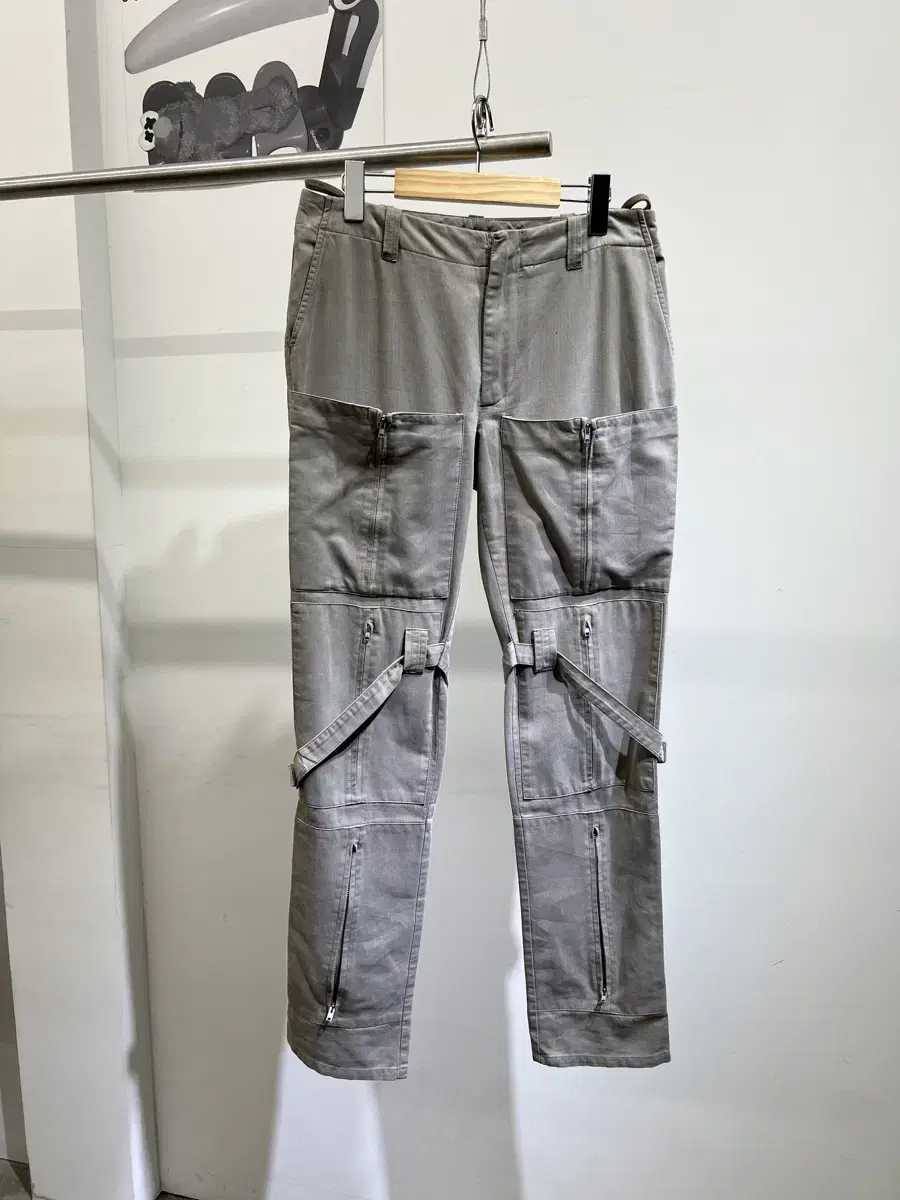 helmut lang 99 a/w 본디지 플라이트 팬츠