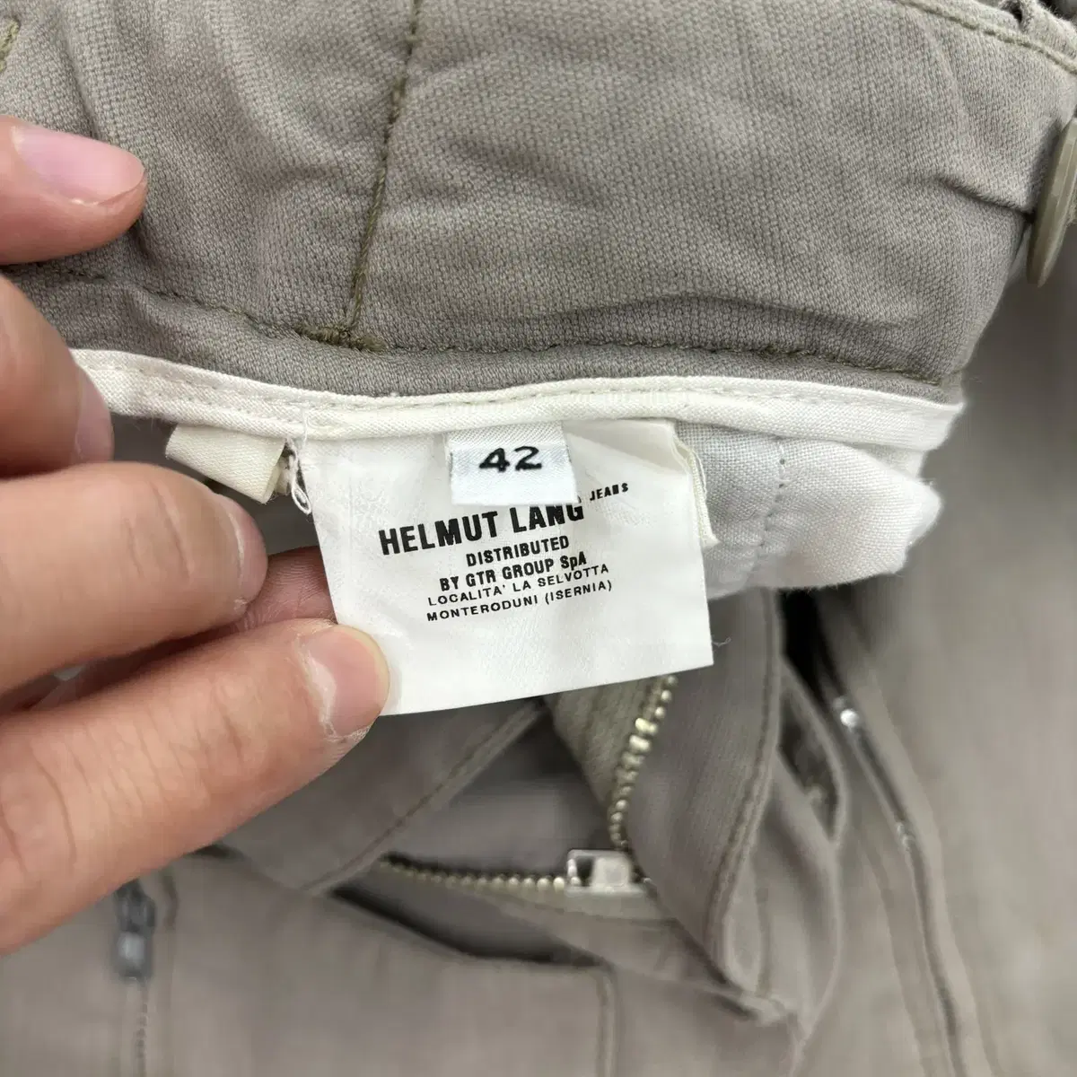 helmut lang 99 a/w 본디지 플라이트 팬츠