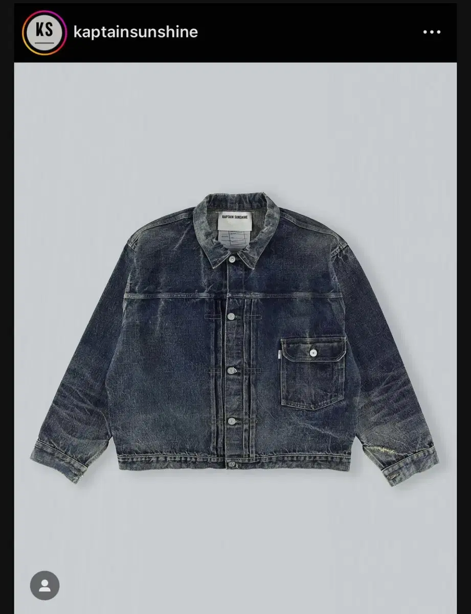 (New) Captain Sunshine x New Manual Denim Jacket Isetan Off Limited Edition