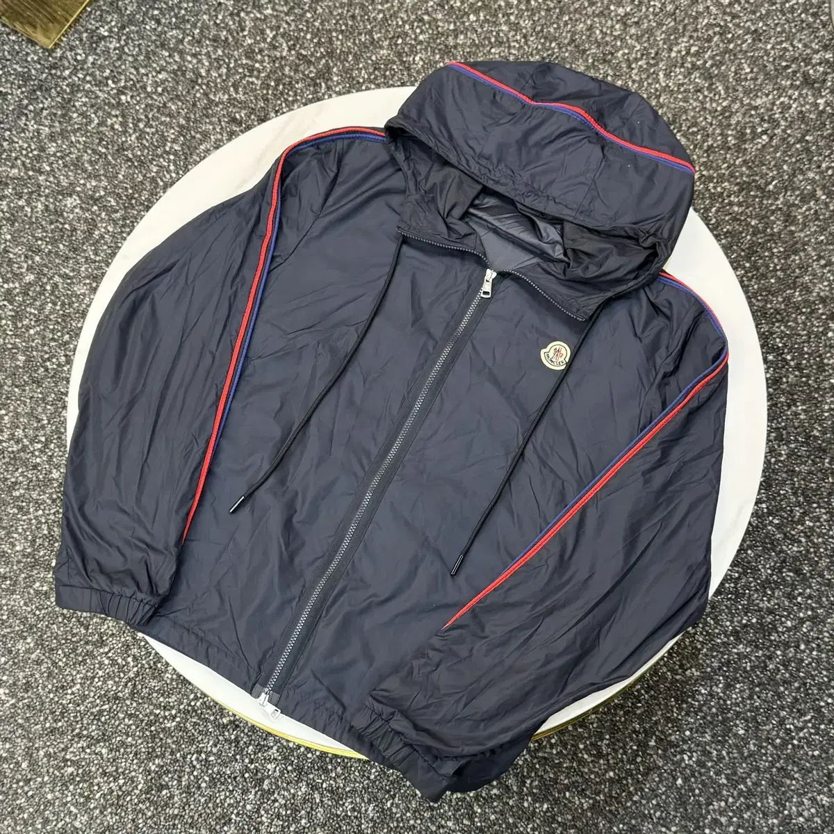 [3] Moncler Hatav Lined Waffen Windbreaker