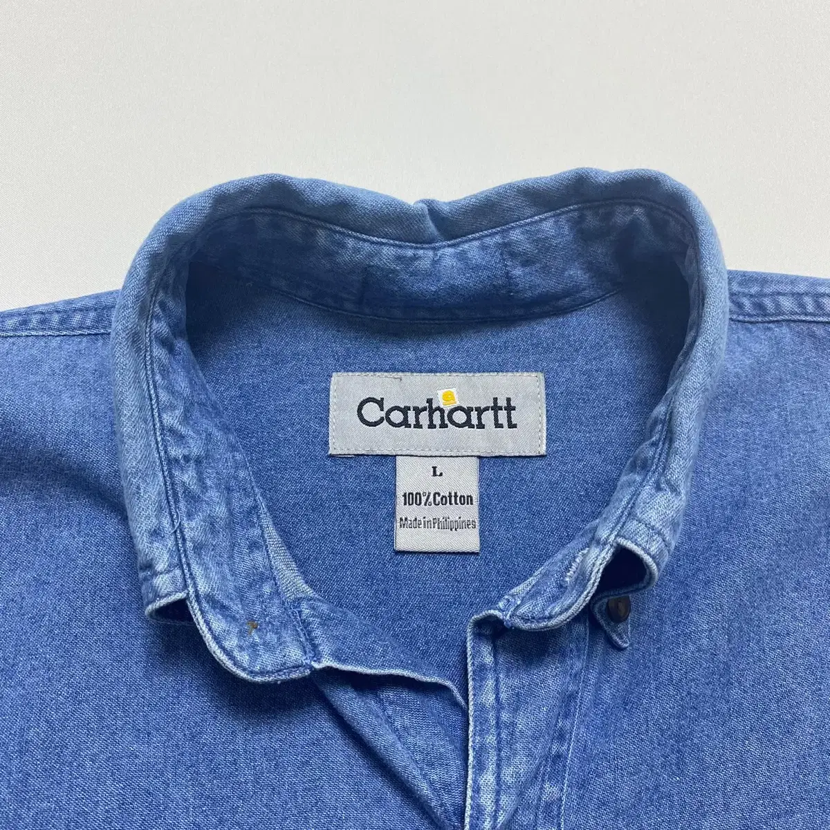 [L] Carhartt 칼하트 청 데님 셔츠 남방 n.41