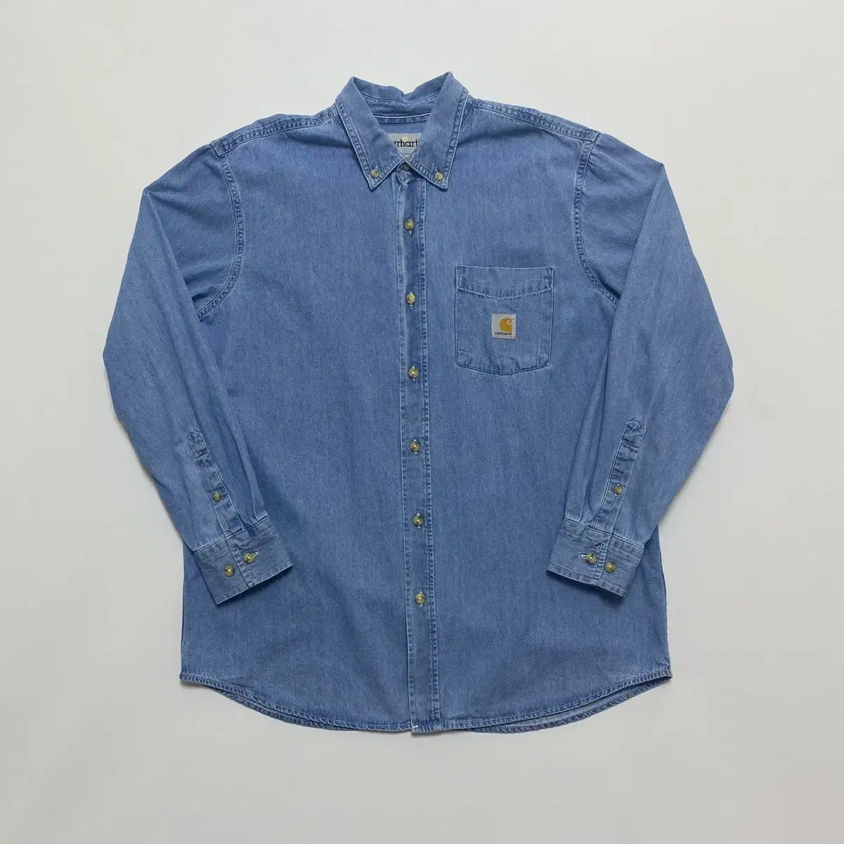 [L] Carhartt 칼하트 청 데님 셔츠 남방 n.42