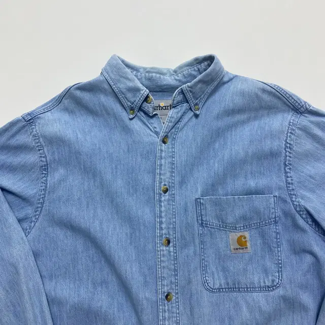 [M] Carhartt 칼하트 청 데님 셔츠 남방 n.44