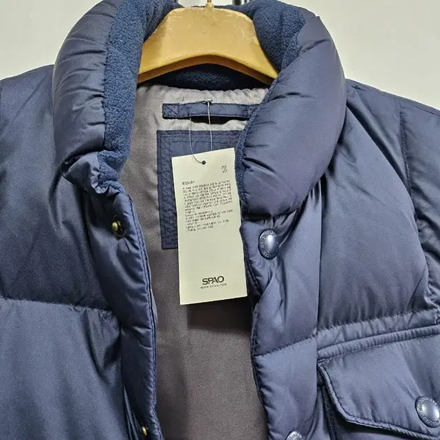 SPAO 블루네이비 패딩조끼 새제품 M95