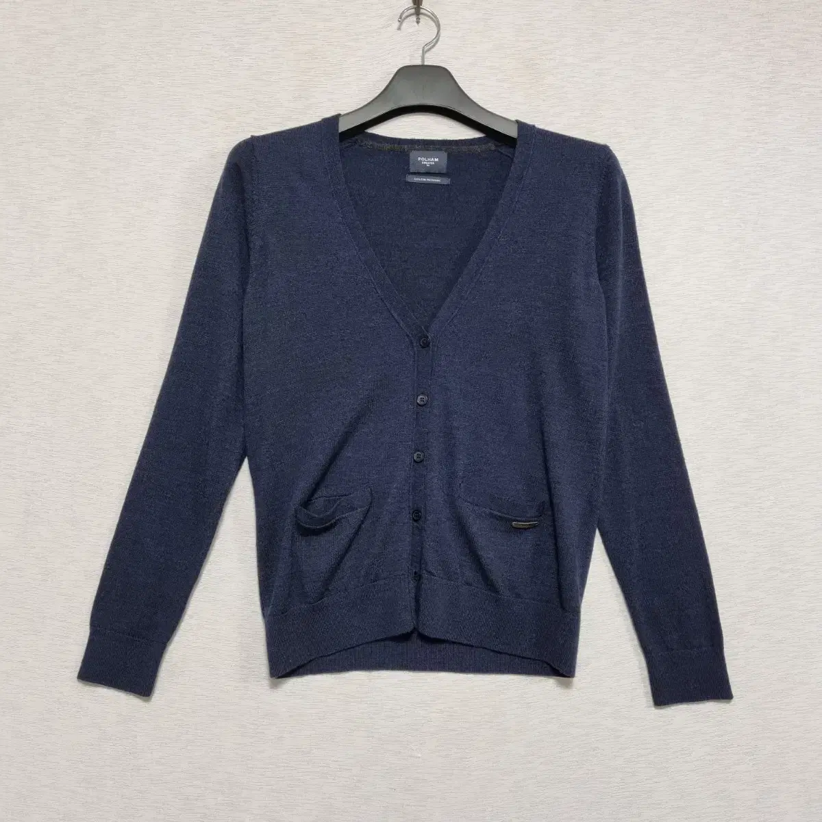 Folham Wool Navy Knit Cardigan W90ㅡ0926