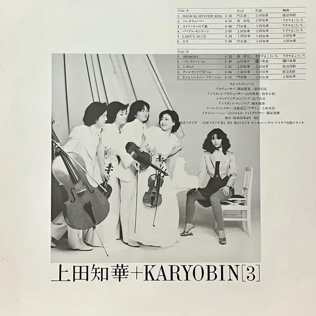 시티팝LP 우에다 치카 Chika Ueda+Karyobin [3]