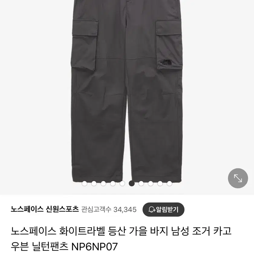 노스페이스 카고바지