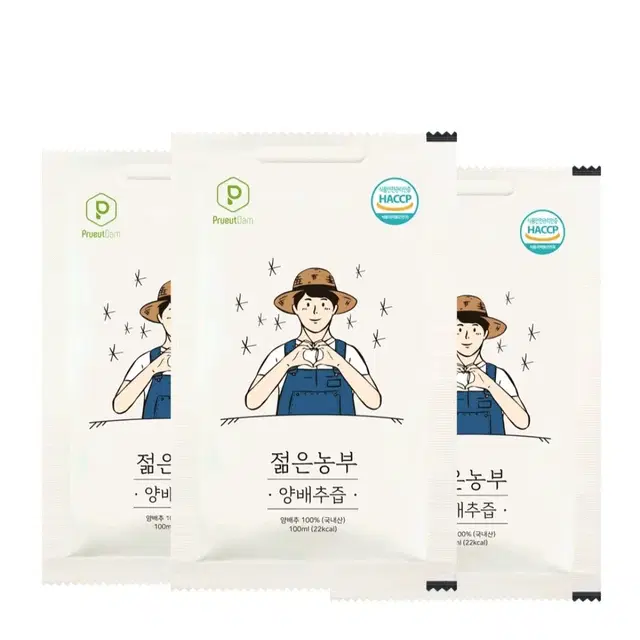 푸릇담 젊은농부 양배추즙 100ml,50팩,2박스(총100팩)