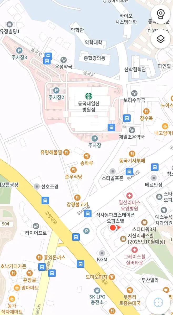 Sikdang Dongguk University Hospital area Selling on a monthly basis