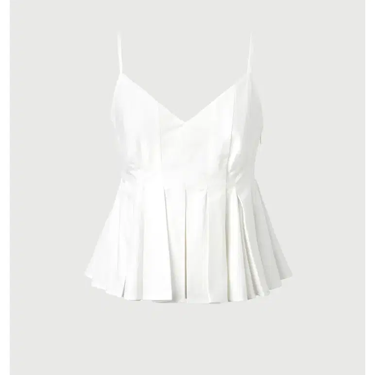 쏭스튜디오 Pleats bustier white / 미착용 택달린새상품