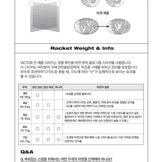 배드민턴 빅터라켓 (ARS-HS PLUS)