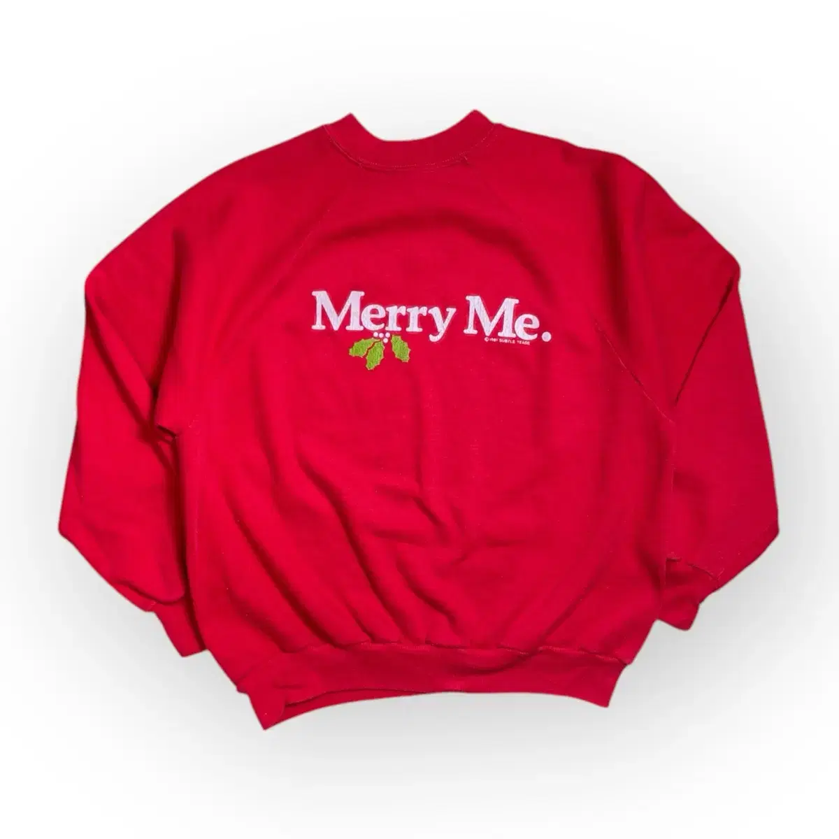 S)80's Merry Me 스웻셔츠