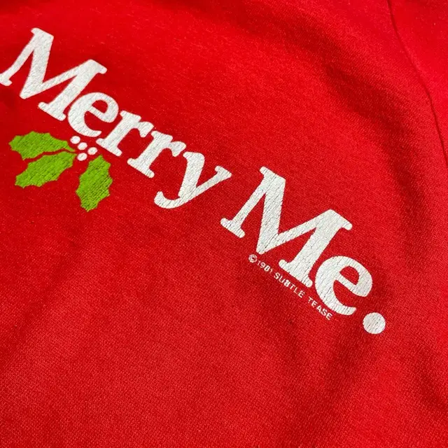 S)80's Merry Me 스웻셔츠