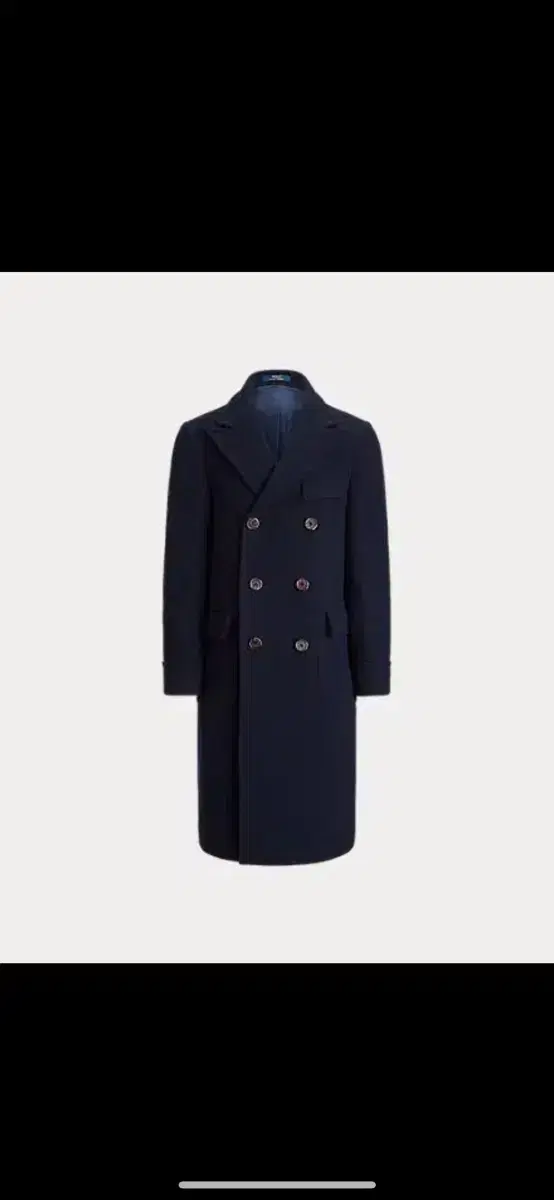 Polo Ralph Lauren / Navy Polo Coat / 40R