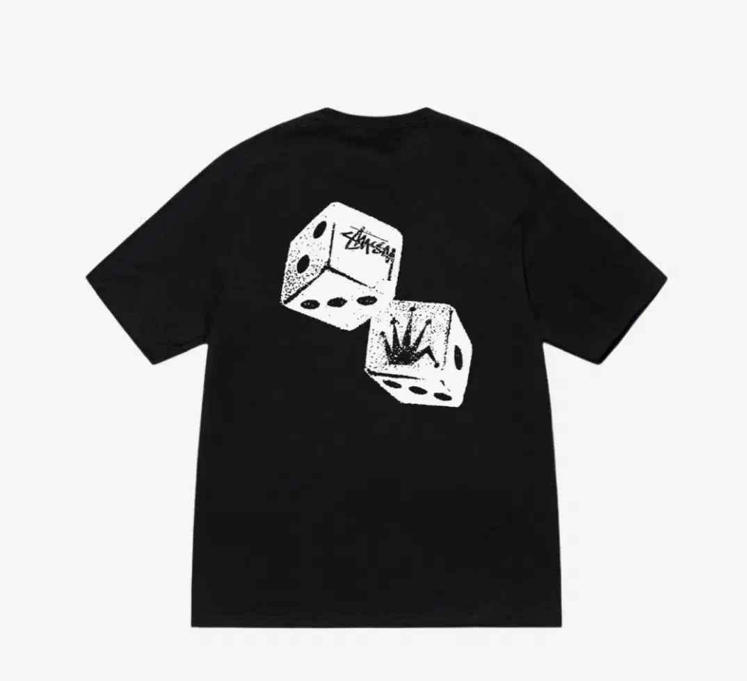 New) Stussy Shakers T-Shirt Black,White