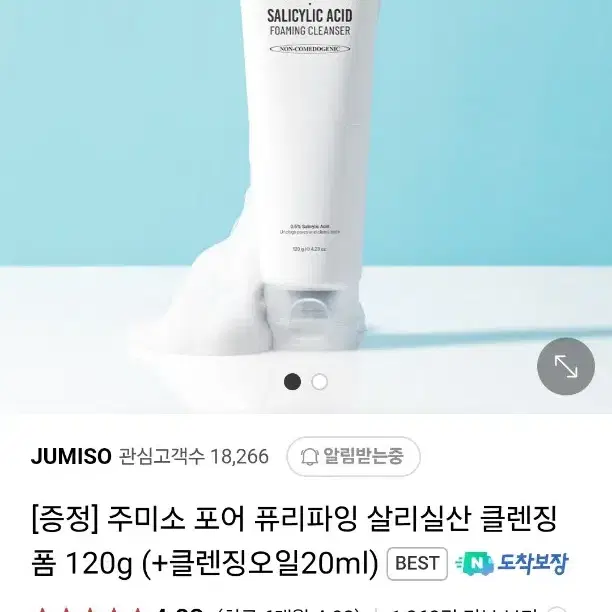 주미소 포어 퓨리파잉 살리실산 클렌징폼 120g