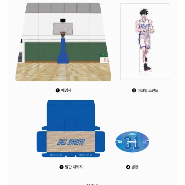 (미개봉) 웹툰프렌즈 가비지타임 성준수 LD 아크릴스탠드 피규어