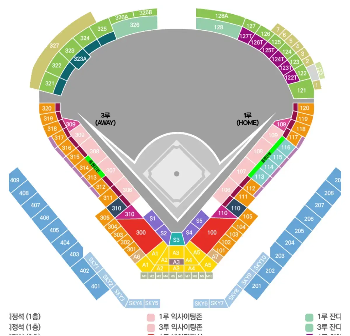 9/28 ssg vs 한화 3루 외야지정석 326A E열 2연석 양도