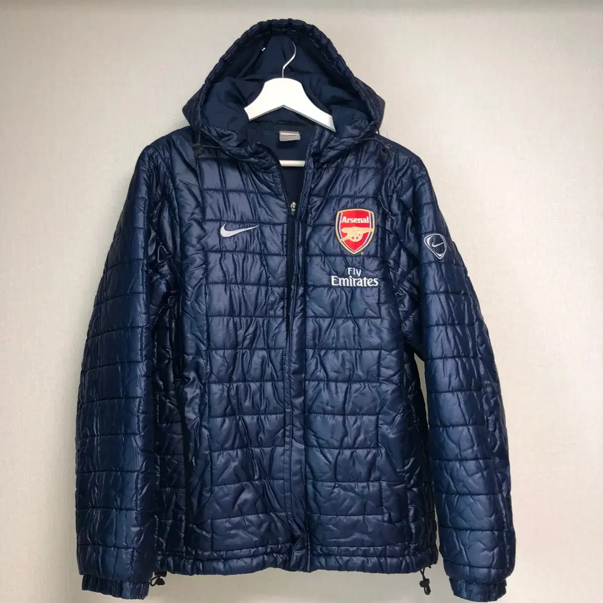 아스널(Arsenal) 나이키(Nike) 후드 패딩 자켓 (S)