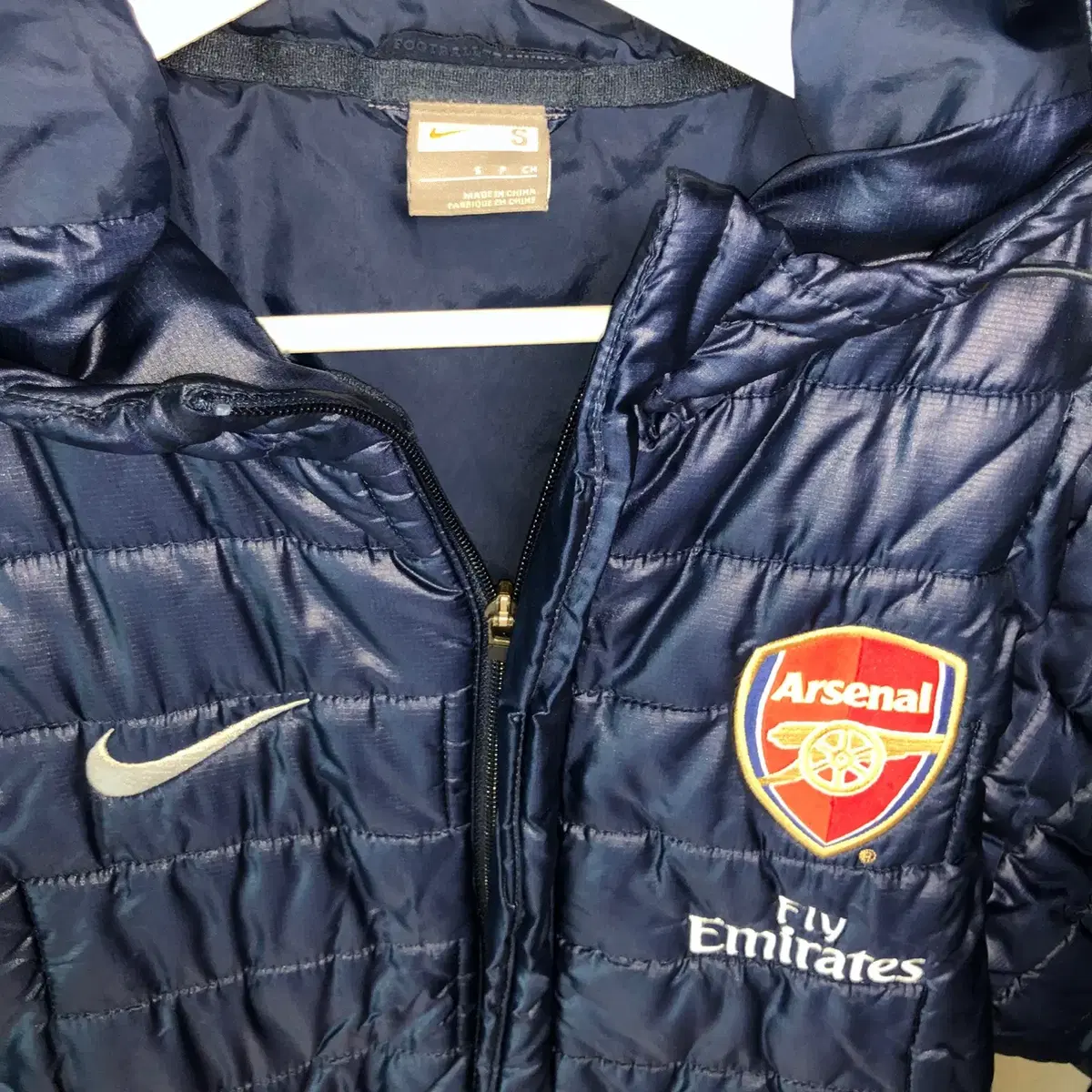 아스널(Arsenal) 나이키(Nike) 후드 패딩 자켓 (S)