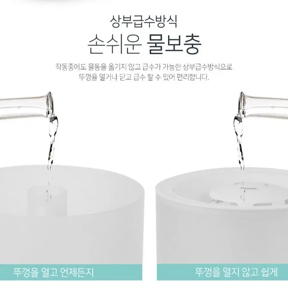 (미개봉새상품)로디 4L 대용량/저소음 초음파 가습기