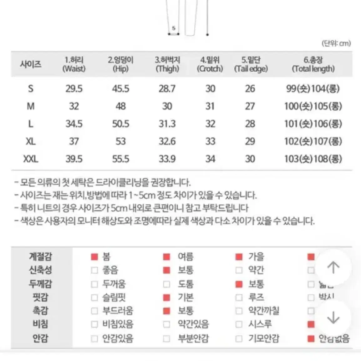 에이블리 하이웨스트 데님 팬츠 롱버전 s