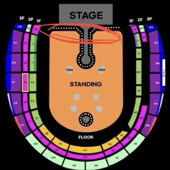 콜드플레이 내한공연 토요일 스탠딩 300번대 4연석 양도합니다